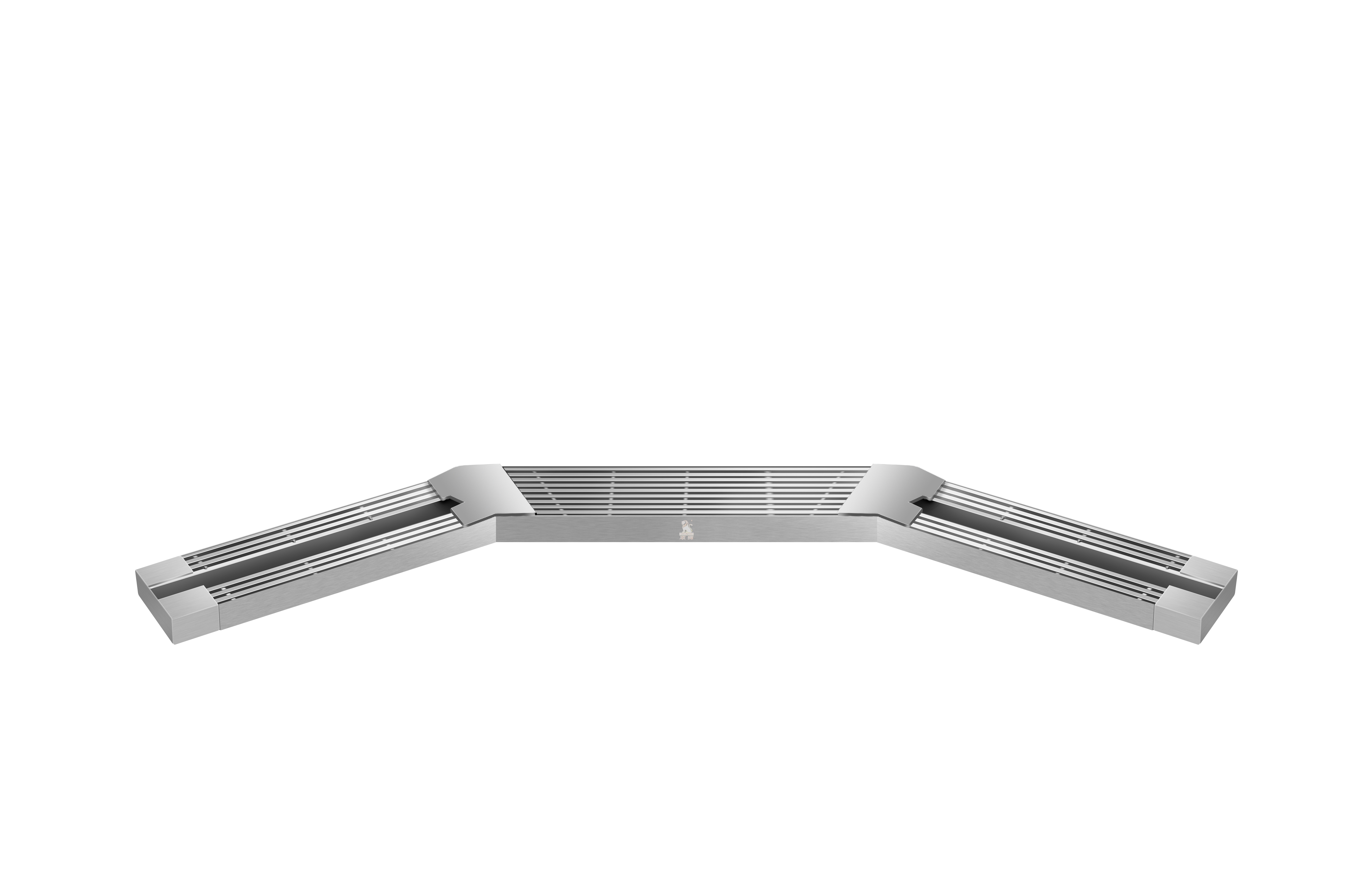 志良順獅304不銹鋼鉆石型防臭長地漏